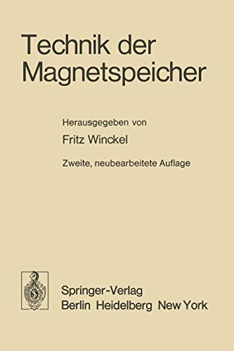 Technik der Magnetspeicher (German Edition)