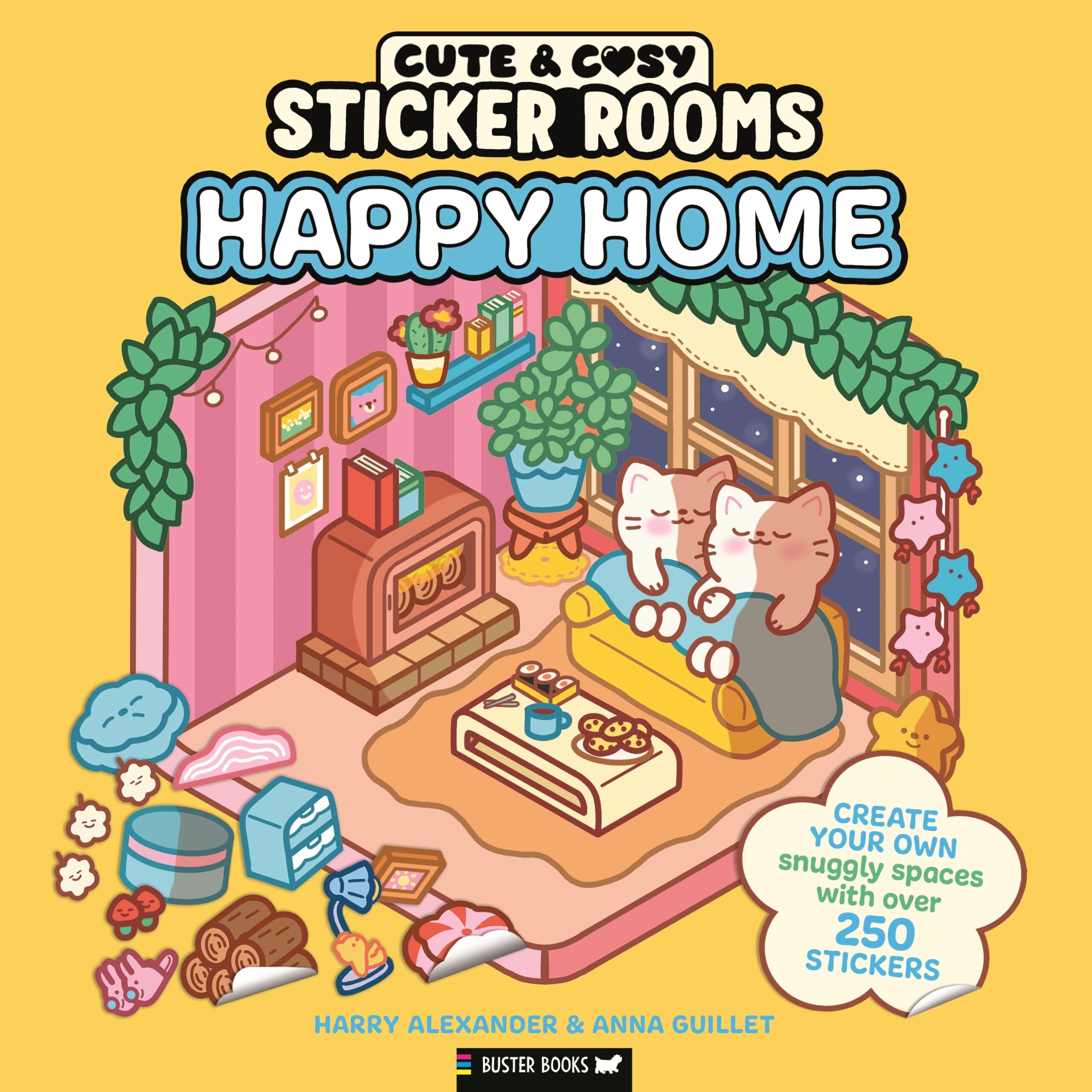 Sticker Rooms: Happy Home - Neuware