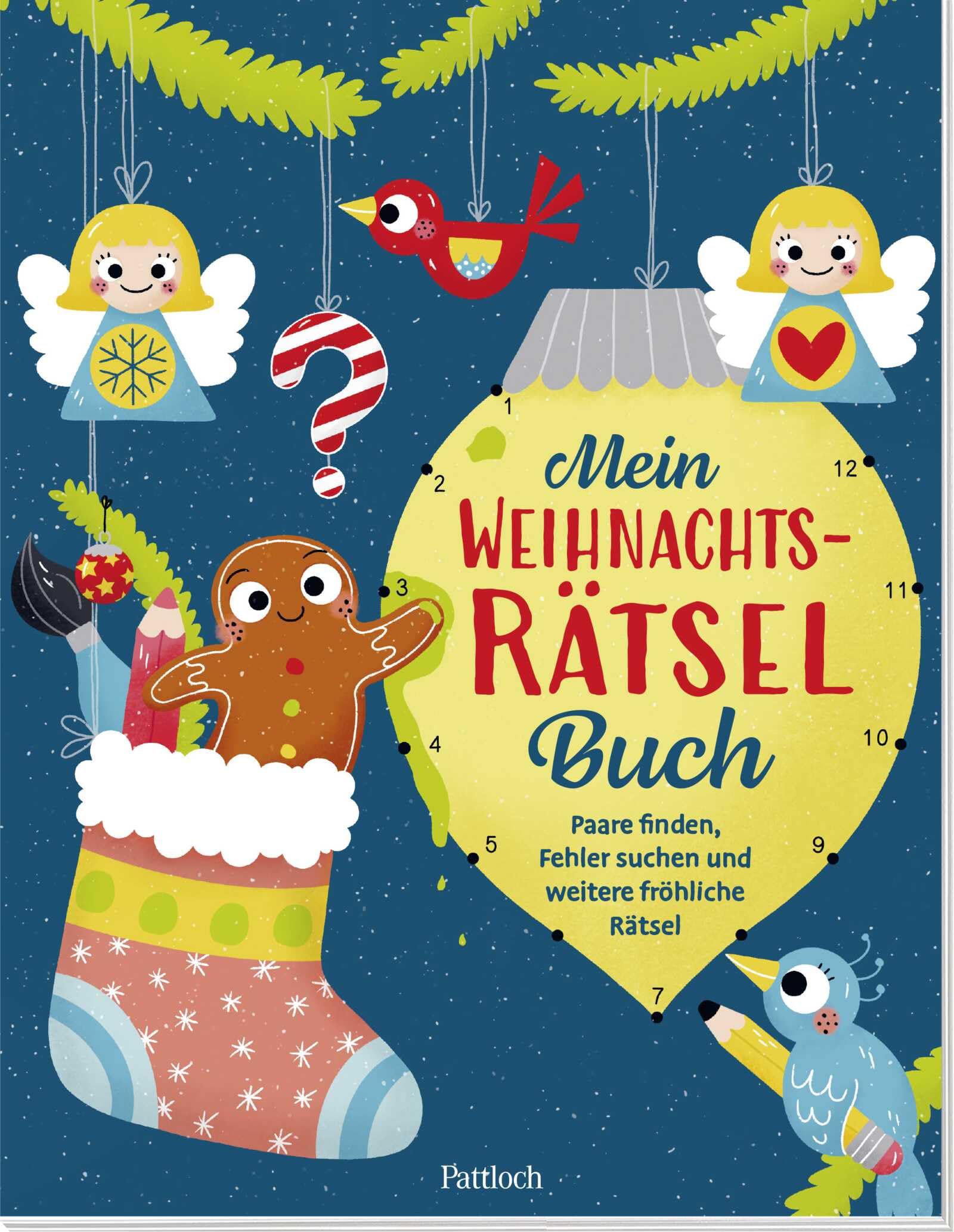 Mein Weihnachts-Rätselbuch: Paare finden, Fehler suchen und weitere fröhliche Rätsel | Bilderrätsel für Kinder ab 5 Jahren. Rätselheft mit Beschäftigungsideen für die Weihnachtszeit