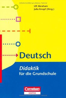 Fachdidaktik für die Grundschule: Deutsch - Didaktik für die Grundschule: Buch