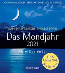 Das Mondjahr 2021: Abreißkalender - Das Original