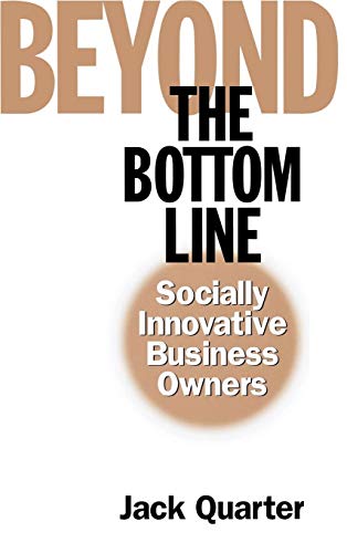Beyond the Bottom Line: Socially Innovative Business Owners
