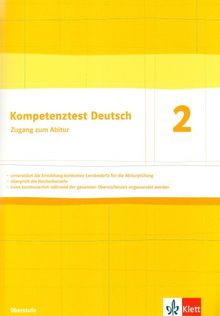 Deutsch.oberstufe. Kompetenzheft - Diagnose: Zugang zum Abitur