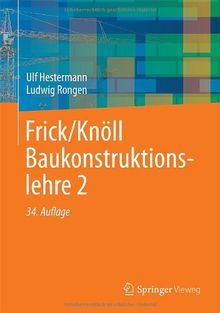 Frick/Knöll Baukonstruktionslehre 2