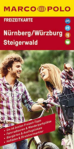 MARCO POLO Freizeitkarte Deutschland Blatt 33 Nürnberg, Würzburg, Steigerwald: 1:100 000