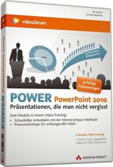 Power PowerPoint 2010 (Video-Training) von video2brain | Software | Zustand gut