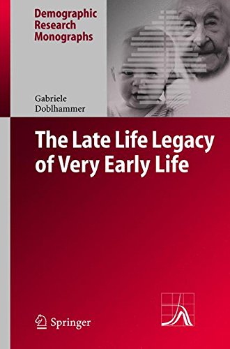 The Late Life Legacy of Very Early Life (Demographic Research Monographs)