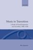 Music in Transition: A Study of Tonal Expansion and Atonality, 1900-1920