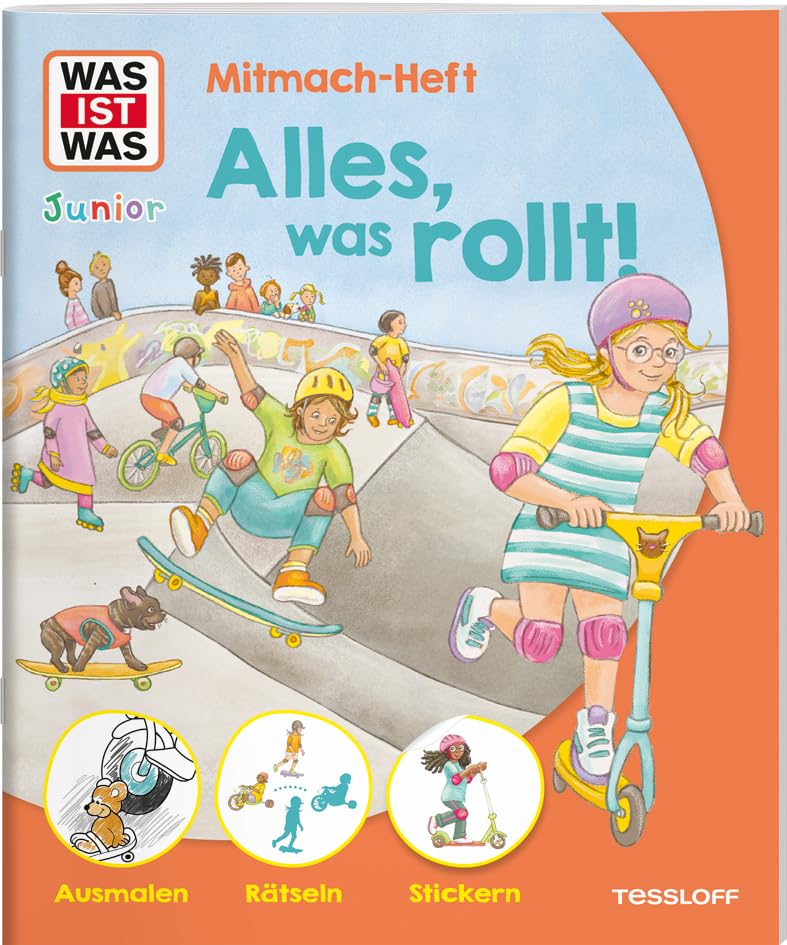 WAS IST WAS Junior Mitmach-Heft Alles, was rollt! / Rätsel