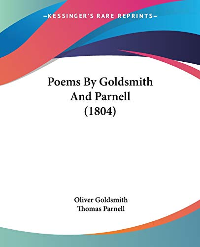 Die Buchhandlung in Oelde hat das Buch Poems By Goldsmith And Parnell (1804)