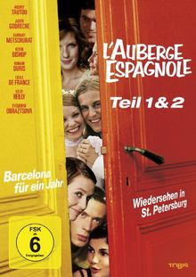 L' Auberge Espagnole - 1 + 2 (Collector's Box) [2 DVDs] von Cédric Klapisch | DVD | Zustand sehr gut