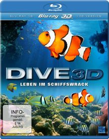 Dive 3D - Leben im Schiffswrack (3D Version inkl. 2D Version & 3D Lenticular Card) [3D Blu-ray]