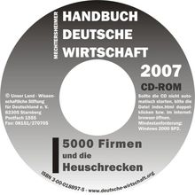 Handbuch Deutsche Wirtschaft 2007. CD-ROM.