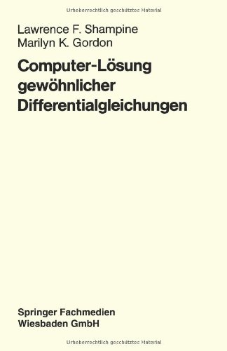 Computer-Lösung gewöhnlicher Differentialgleichungen