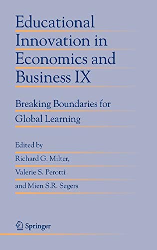 Educational Innovation in Economics and Business IX: Breaking Boundaries for Global Learning (Educational Innovation in Economics and Business, 9, Band 9)