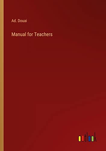 Manual for Teachers