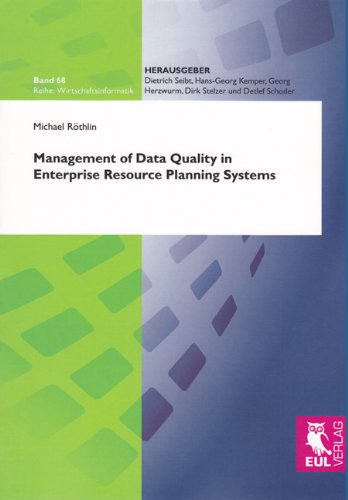 Management of Data Quality in Enterprise Resource Planning Systems (Wirtschaftsinformatik)