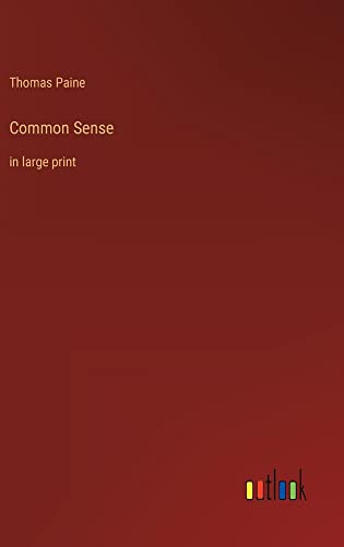 Common Sense: in large print