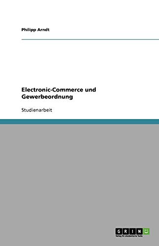Electronic-Commerce und Gewerbeordnung