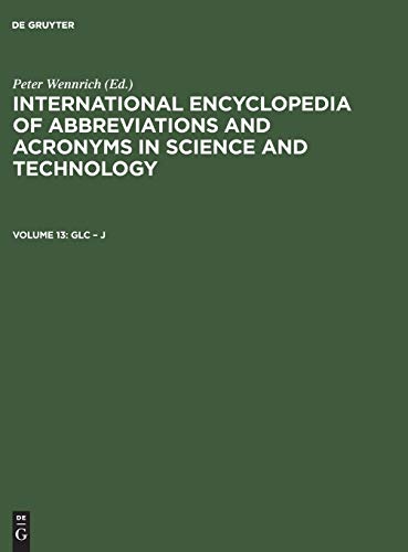 Glc – J (International Encyclopedia of Abbreviations and Acronyms in Science and Technology)