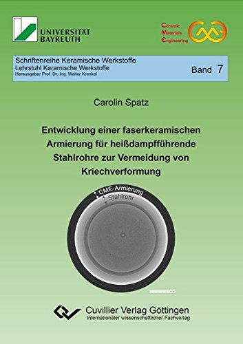 Entwicklung einer faserkeramischen Armierung für heißdampfführende Stahlrohre zur Vermeidung von Kriechverformung (Schriftenreihe Keramische Werkstoffe)