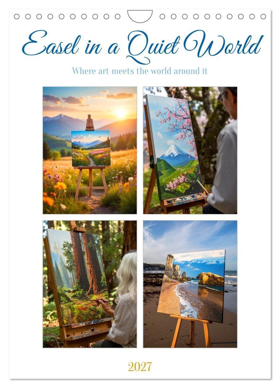 Easel in a Quiet World (Wall Calendar 2027 DIN A4 portrait), CALVENDO 12 Month Wall Calendar