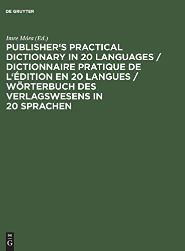 Dictionnaire pratique de l'édition en 20 langues