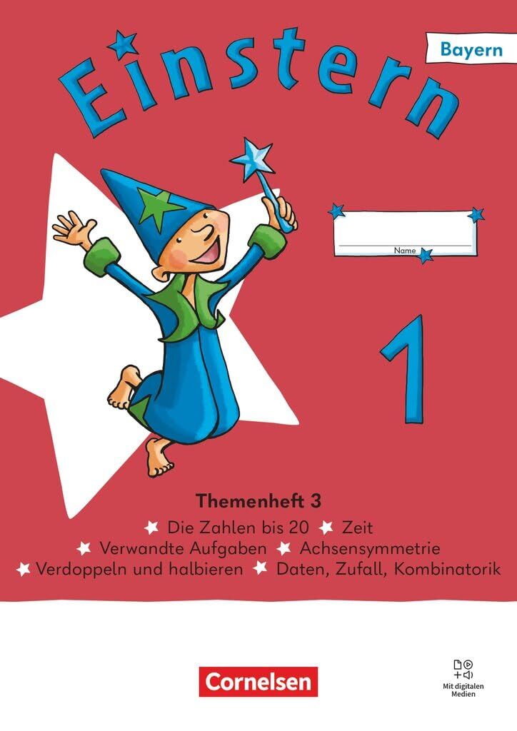 Einstern Mathematik 1. Jahrgangsstufe - Bayern 2026 - Themenheft 3 - Verbrauchsmaterial