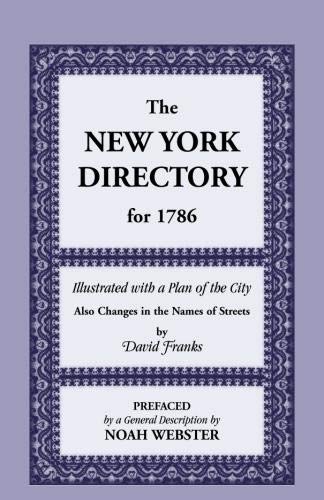 New York Directory for 1786