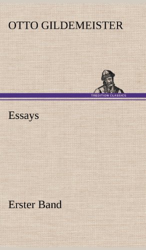 Essays - Erster Band