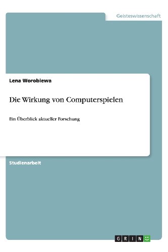 Die Wirkung von Computerspielen: Ein Überblick aktueller Forschung