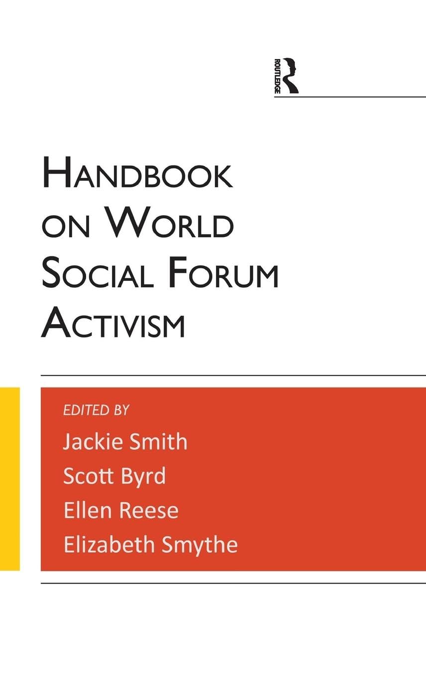 Handbook on World Social Forum Activism (Paradigm Handbooks)