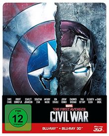 The first Avenger - Civil War 3D: 3D+2D, Steelbook Edition [3D Blu-ray]