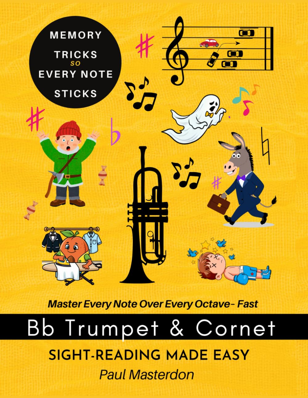 Trumpet Sight-Reading Made Easy for B-flat Trumpet & Cornet Players: Color Logic & Memory Hacks to Master Every Note – Fast (Trumpet Mnemonics - Fast Track Your Playing the Easy Way, Band 2)