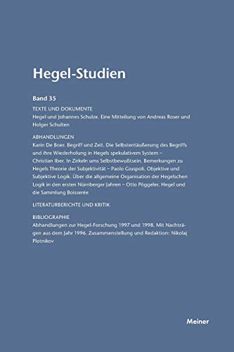 Hegel-Studien Band 35