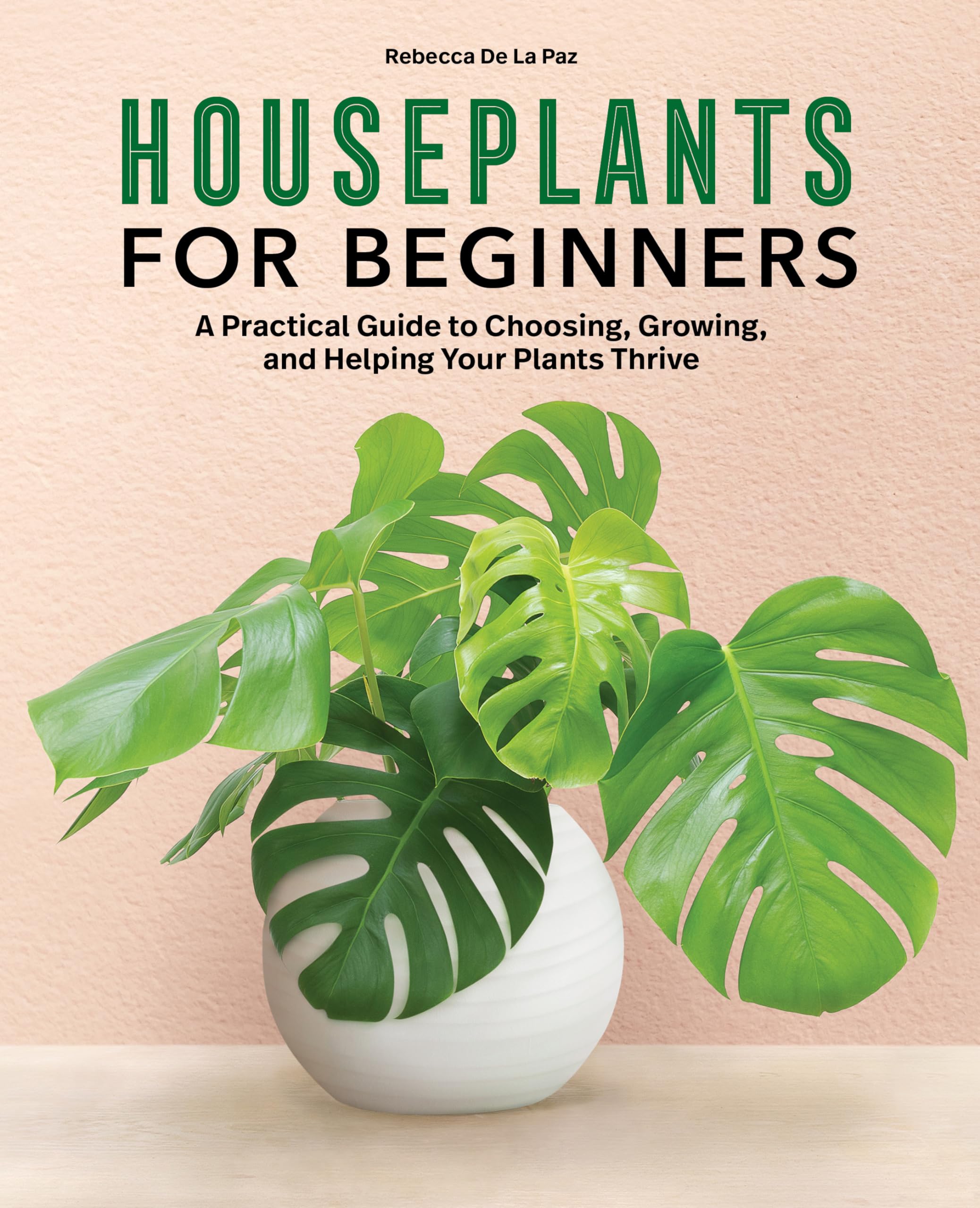 Rebecca De La Paz Houseplants For Beginners, A Practical Guide To Choosing, Growing, And Helping Your Plants Thrive