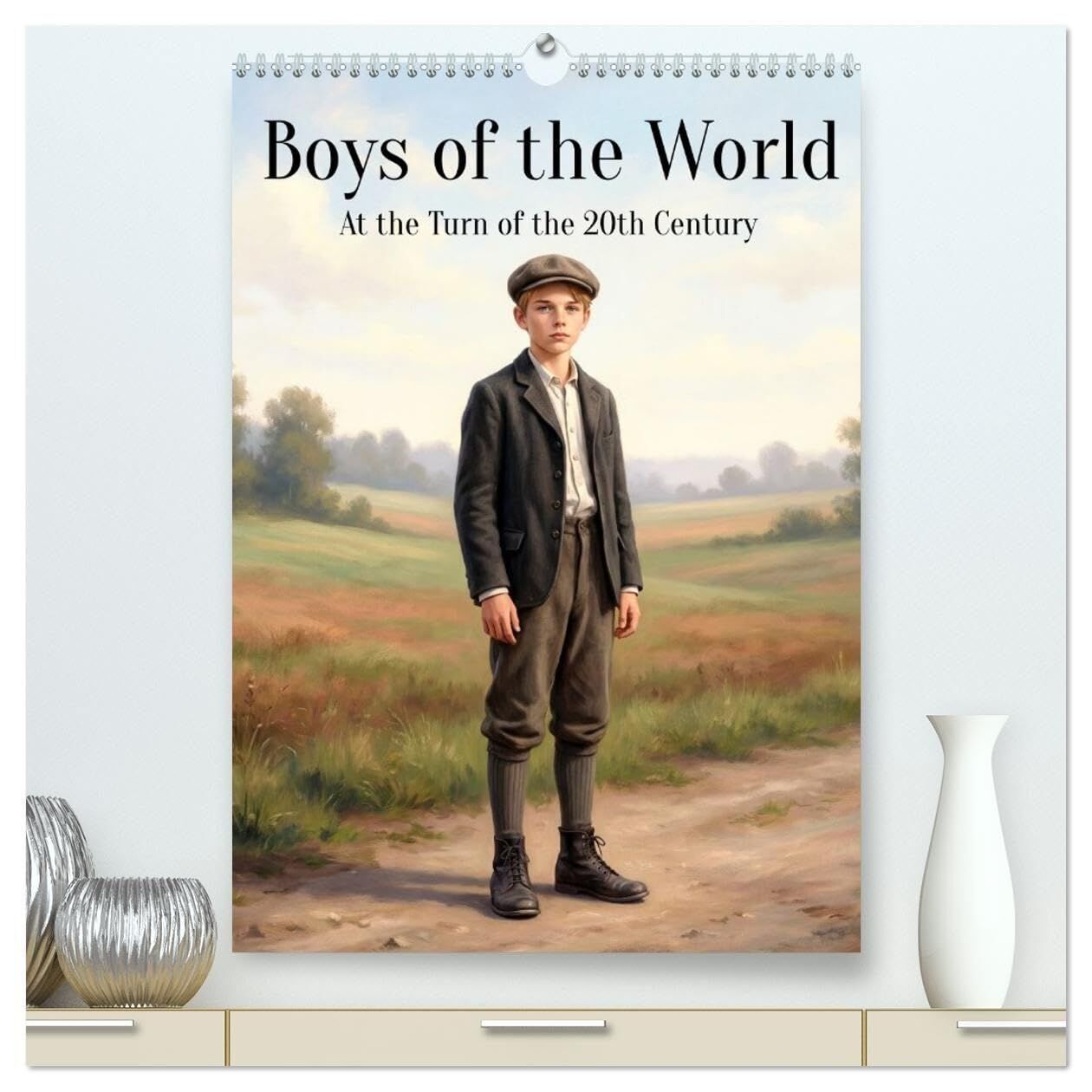 Boys of the World - At the Turn of the 20th Century (High Quality Premium Wall Calendar 2027 DIN A2 portrait),CALVENDO 12 Month Wall Calendar