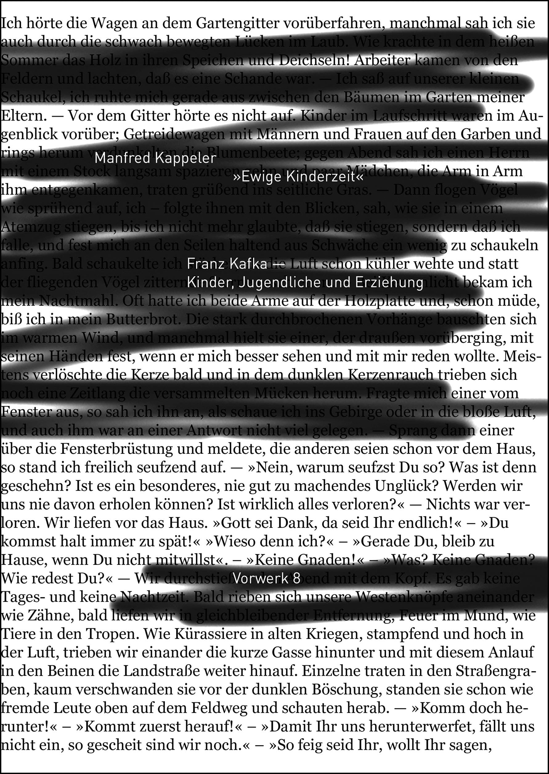 »Ewige Kinderzeit«: Franz Kafka – Kinder, Jugendliche und Erziehung