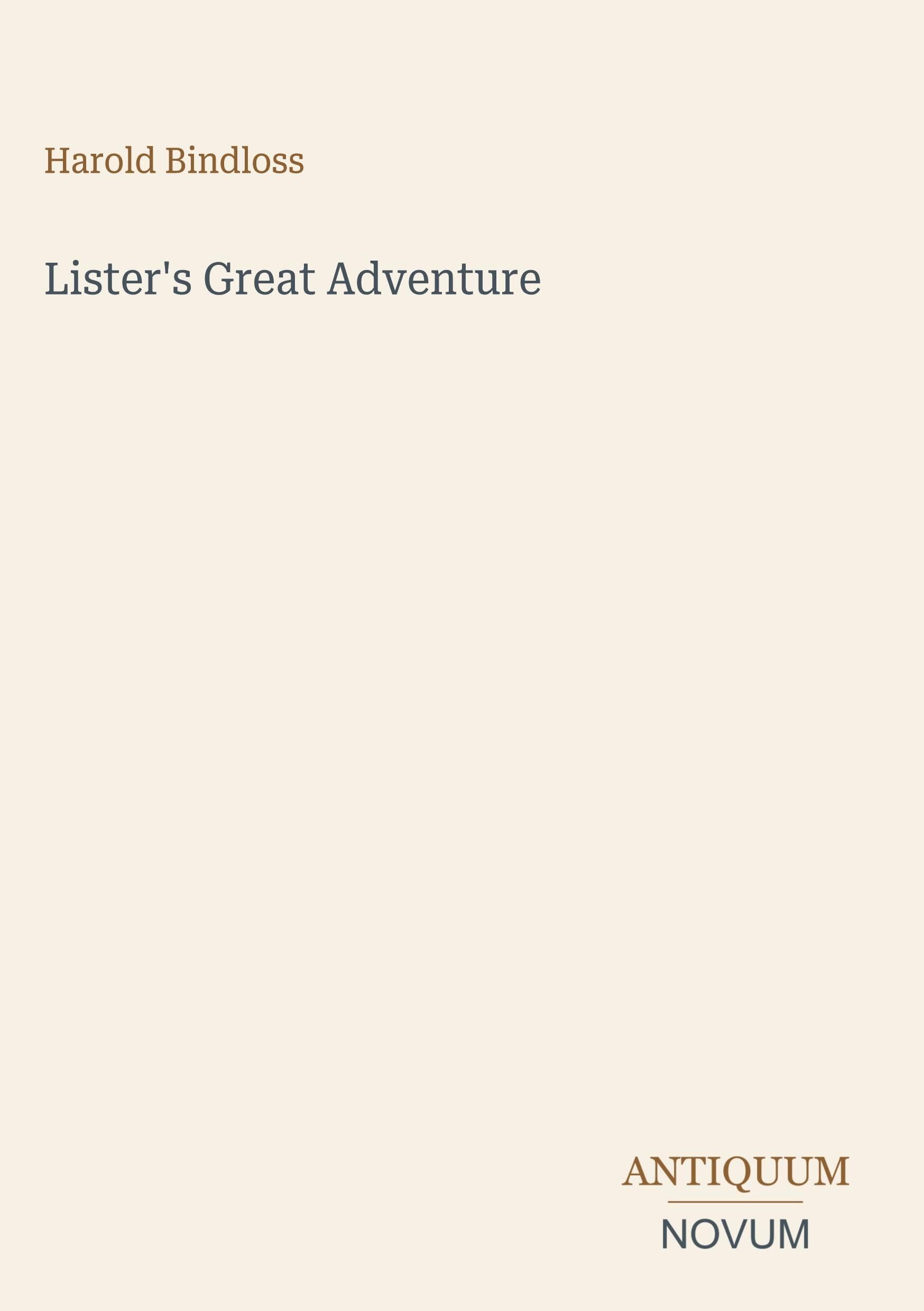 Lister's Great Adventure