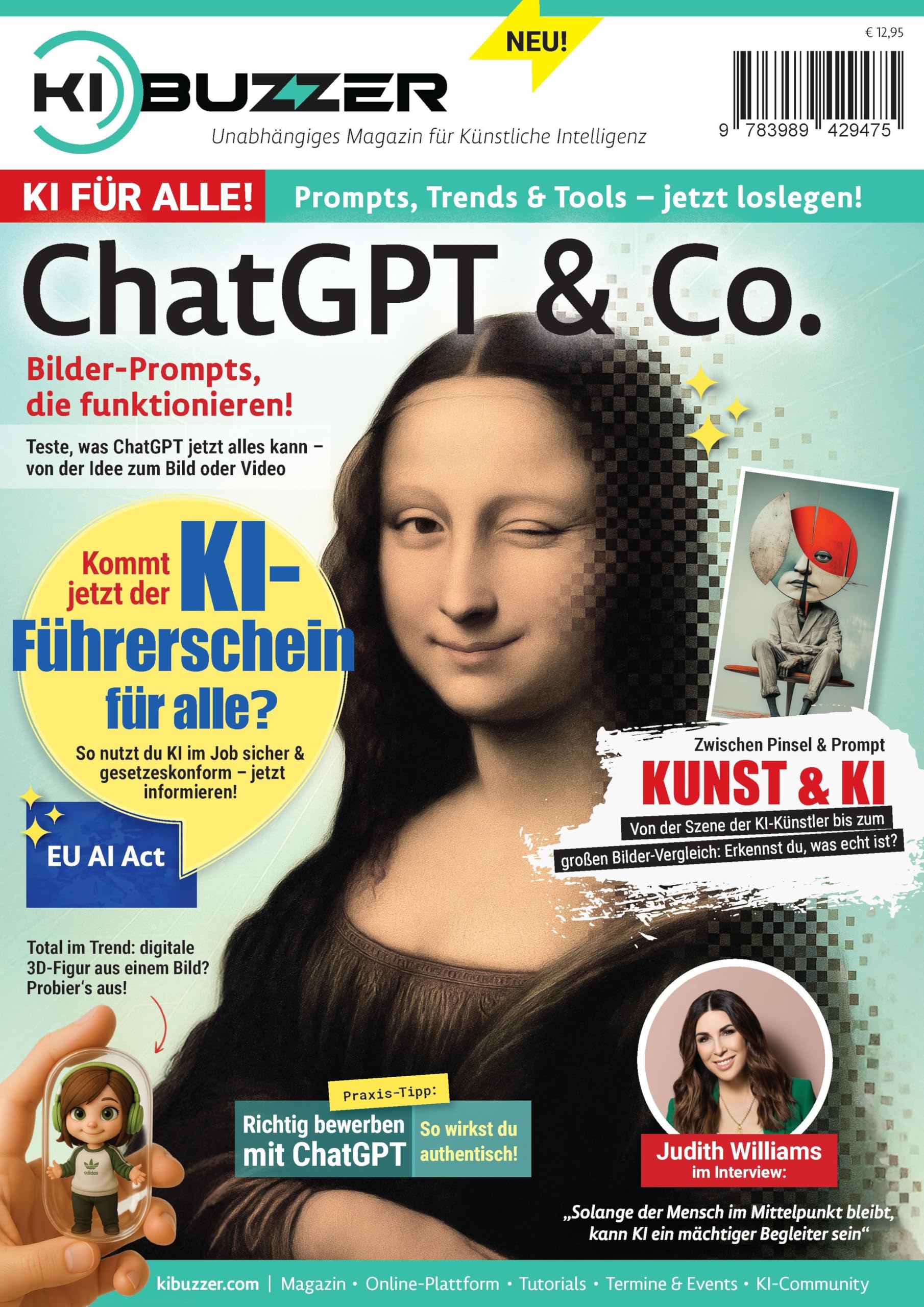 KI Buzzer ChatGPT: KI für alle! Prompts, Trends und Tools.