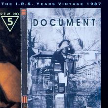 Document - The I.R.S. Years Vintage 1987