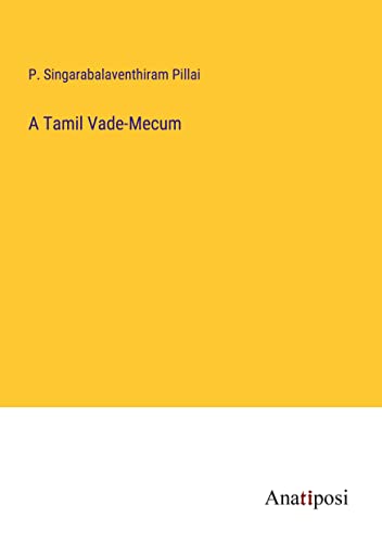 A Tamil Vade-Mecum