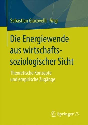 Die Energiewende aus wirtschaftssoziologischer Sicht: Theoretische Konzepte und empirische Zugänge