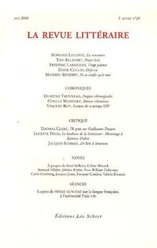 Revue littéraire (La), n° 26