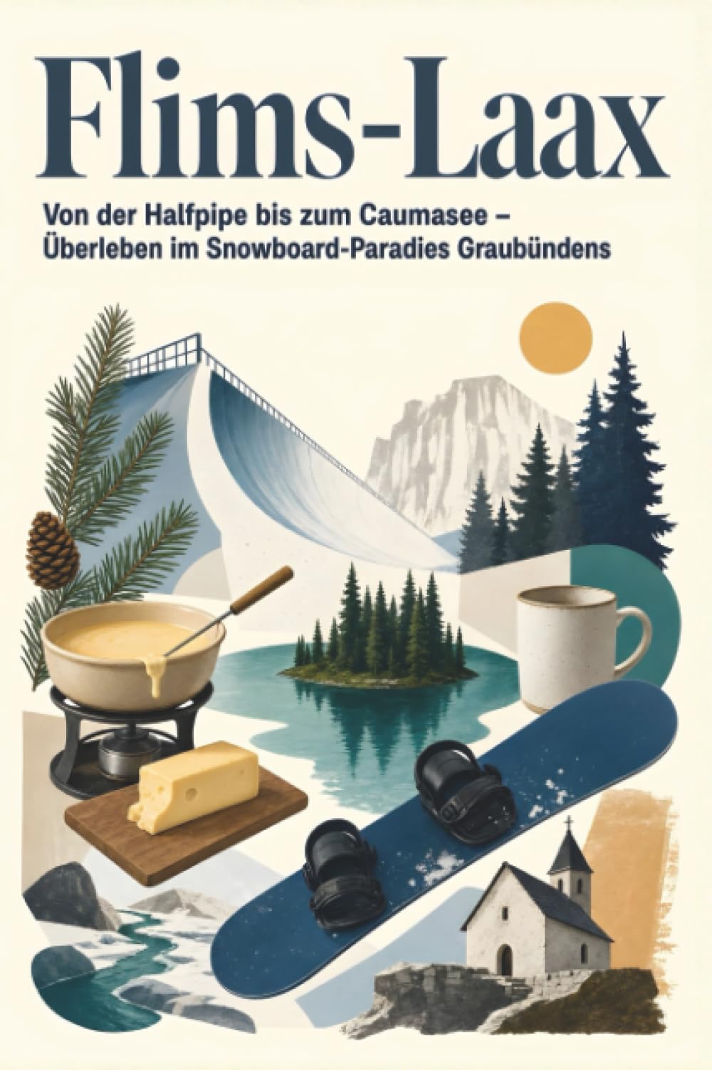 Flims-Laax: Von der Halfpipe bis zum Caumasee – Überleben im Snowboard-Paradies Graubündens. Das perfekte Geschenk für Einheimische & Zugezogene rund um Flims, Laax & Chur.