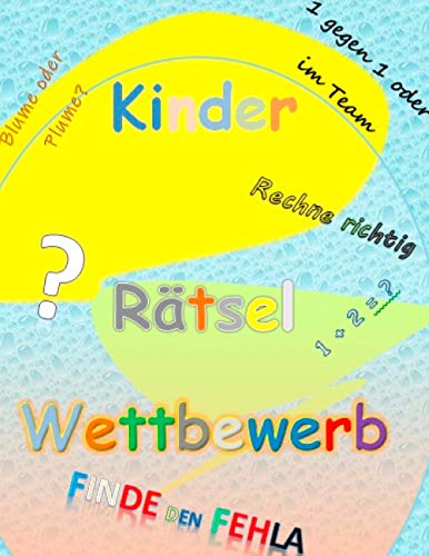Kinder Rätsel Wettbewerb: Rätselbuch für Kinder in der Grundschule