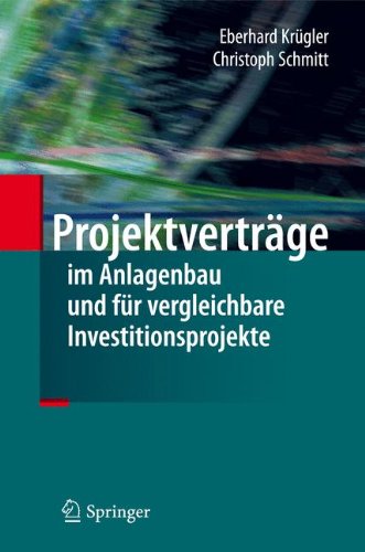 Projektverträge im Anlagenbau und für vergleichbare Investitionsprojekte - Neuware