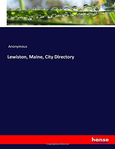 Lewiston, Maine, City Directory