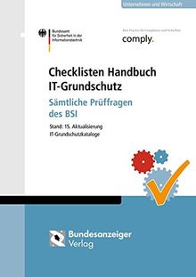Checklisten Handbuch IT-Grundschutz: Sämtliche Prüffragen des BSI