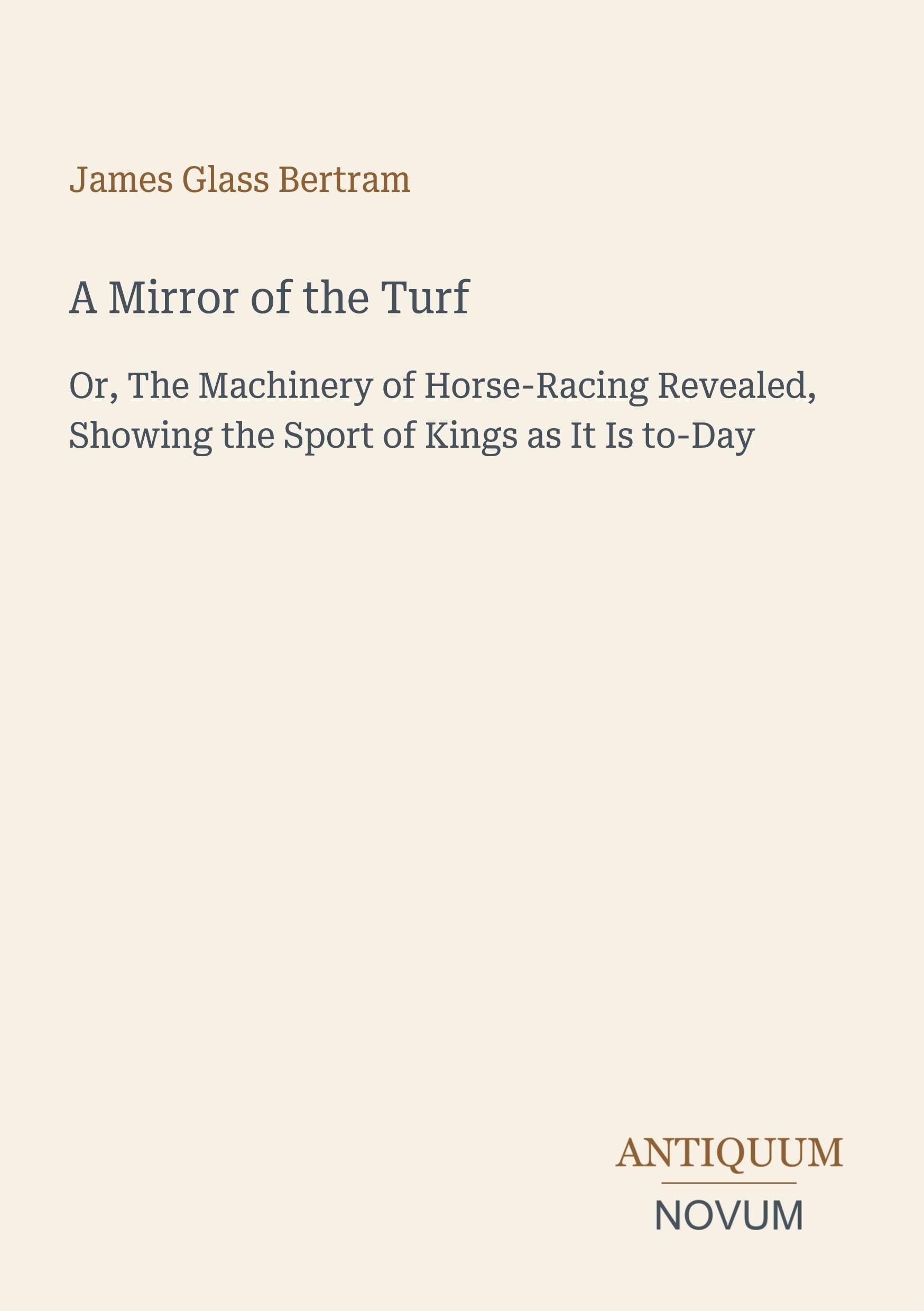 A Mirror of the Turf